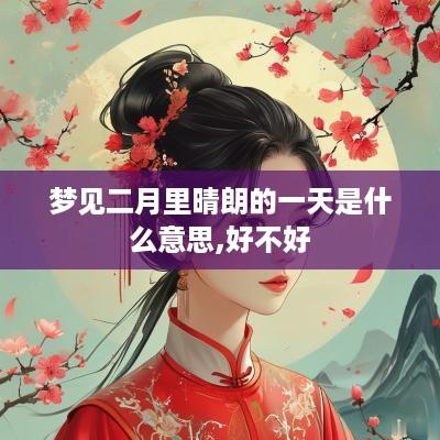 梦见二月里晴朗的一天是什么意思,好不好