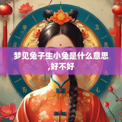 梦见兔子生小兔是什么意思,好不好