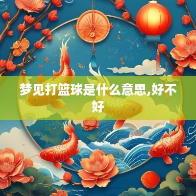 梦见打篮球是什么意思,好不好