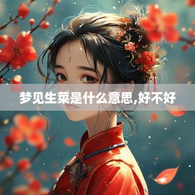 梦见生菜是什么意思,好不好