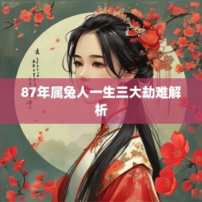 87年属兔人一生三大劫难解析