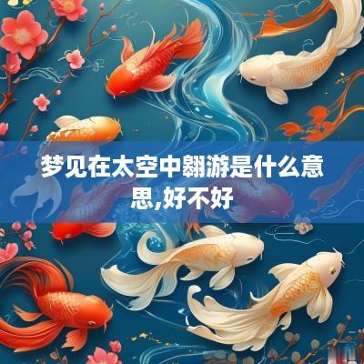 梦见在太空中翱游是什么意思,好不好