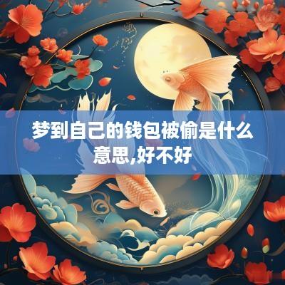 梦到自己的钱包被偷是什么意思,好不好