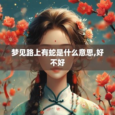 梦见路上有蛇是什么意思,好不好
