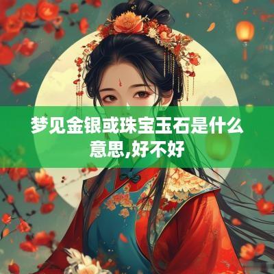 梦见金银或珠宝玉石是什么意思,好不好
