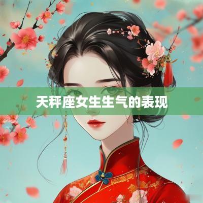 天秤座女生生气的表现 天秤座女生生气的表现
