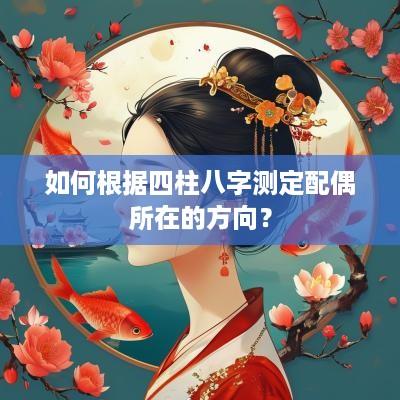 如何根据四柱八字测定配偶所在的方向？