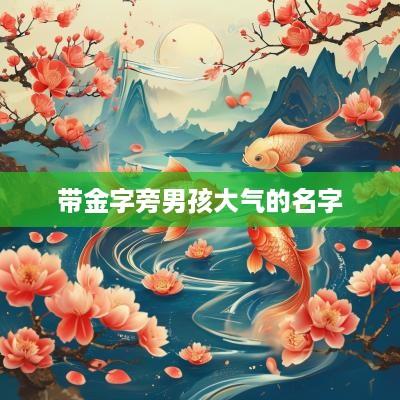 带金字旁男孩大气的名字