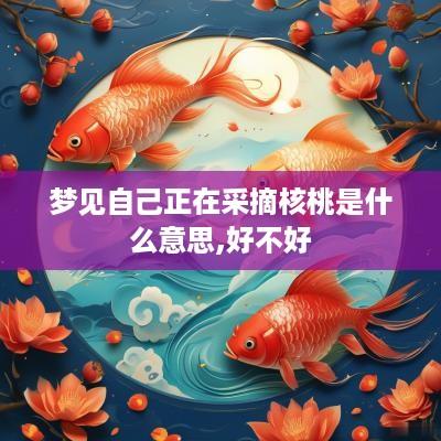 梦见自己正在采摘核桃是什么意思,好不好