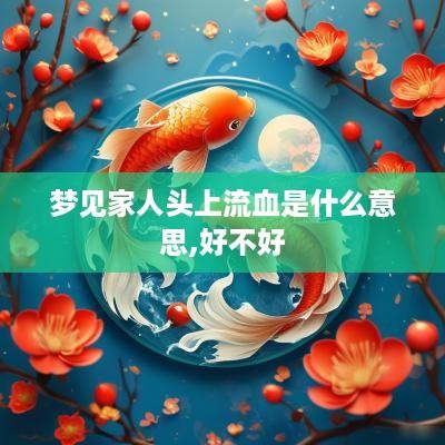 梦见家人头上流血是什么意思,好不好