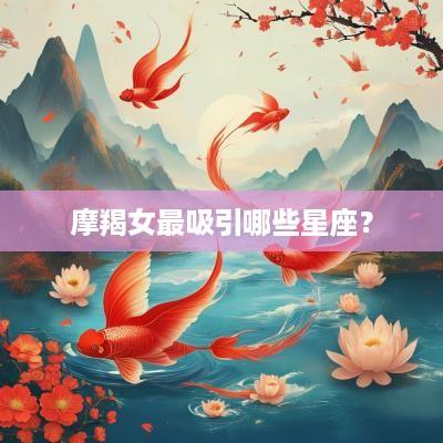 摩羯女最吸引哪些星座？
