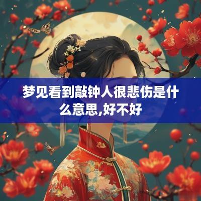 梦见看到敲钟人很悲伤是什么意思,好不好