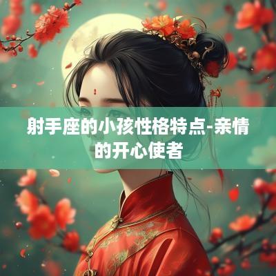 射手座的小孩性格特点-亲情的开心使者