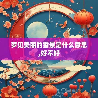 梦见美丽的雪景是什么意思,好不好