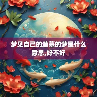 梦见自己的造墓的梦是什么意思,好不好