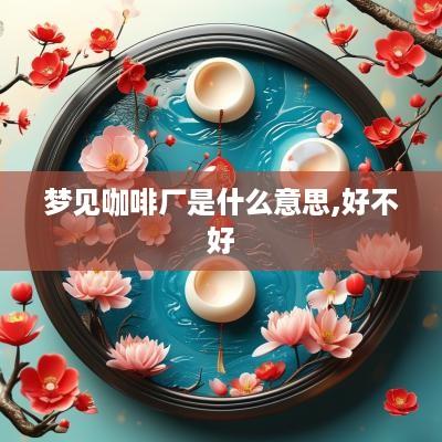 梦见咖啡厂是什么意思,好不好