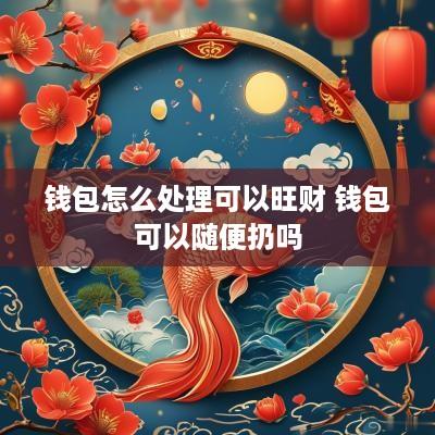 钱包怎么处理可以旺财 钱包可以随便扔吗