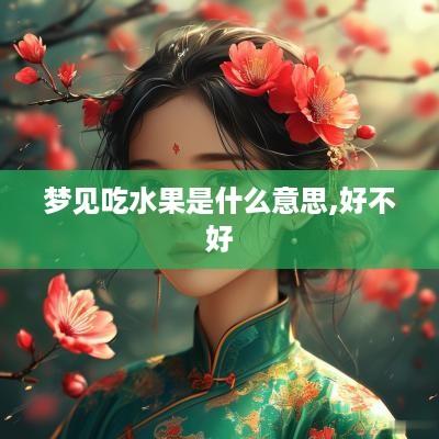 梦见吃水果是什么意思,好不好
