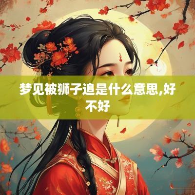 梦见被狮子追是什么意思,好不好