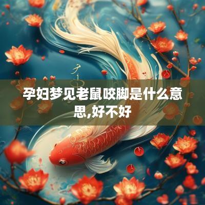 孕妇梦见老鼠咬脚是什么意思,好不好