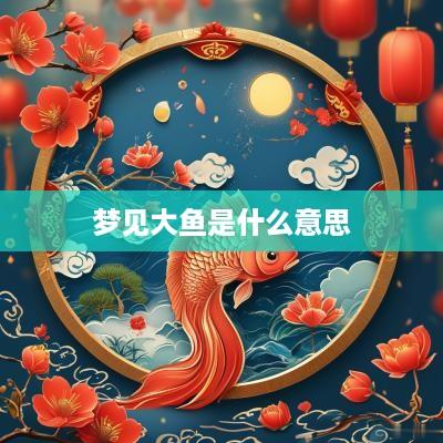 梦见大鱼是什么意思