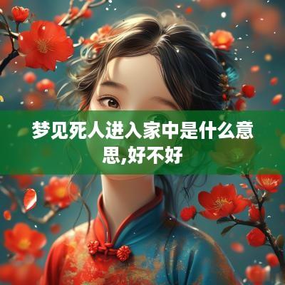 梦见死人进入家中是什么意思,好不好