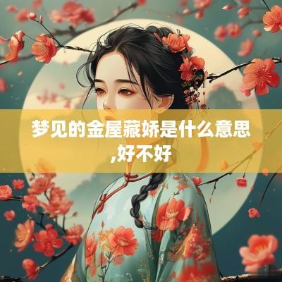 梦见的金屋藏娇是什么意思,好不好