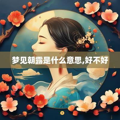 梦见朝露是什么意思,好不好