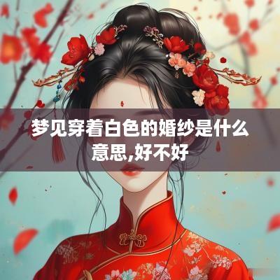 梦见穿着白色的婚纱是什么意思,好不好