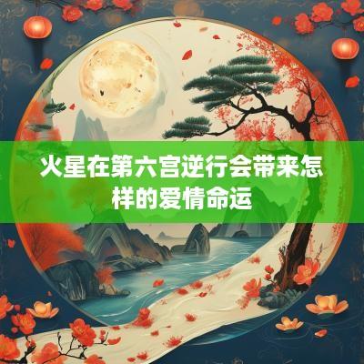 火星在第六宫逆行会带来怎样的爱情命运