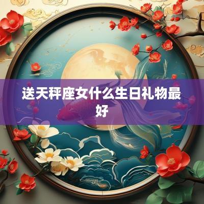 送天秤座女什么生日礼物最好