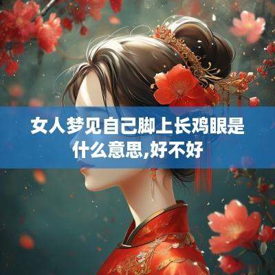 女人梦见自己脚上长鸡眼是什么意思,好不好