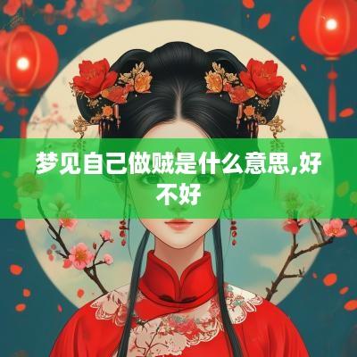 梦见自己做贼是什么意思,好不好