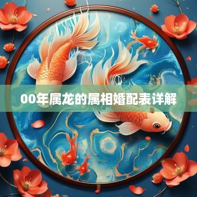 00年属龙的属相婚配表详解