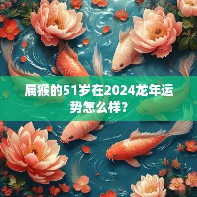 属猴的51岁在2025蛇年运势怎么样？