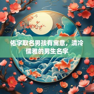 佑字取名男孩有寓意，清冷儒雅的男生名字
