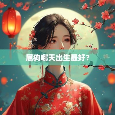 属狗哪天出生最好？