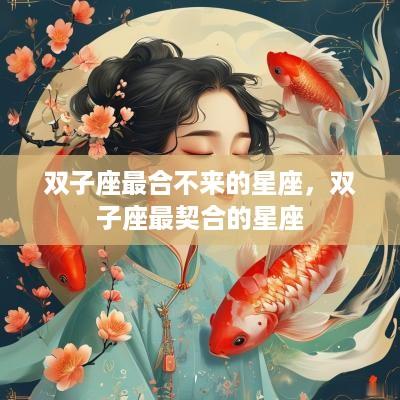 双子座最合不来的星座，双子座最契合的星座