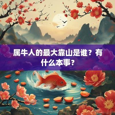 属牛人的最大靠山是谁？有什么本事？