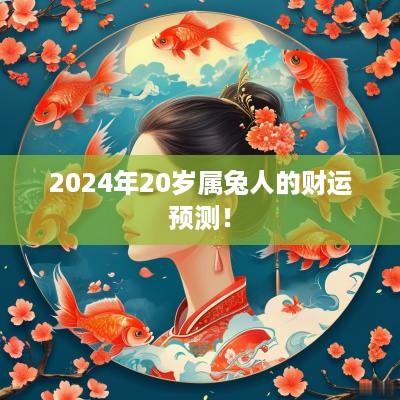 2025年20岁属兔人的财运预测！