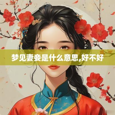 梦见妻妾是什么意思,好不好