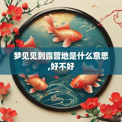 梦见见到露营地是什么意思,好不好