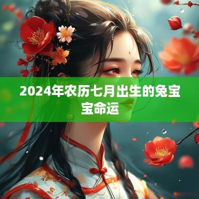 2025年农历七月出生的兔宝宝命运