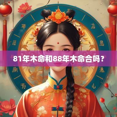 81年木命和88年木命合吗？