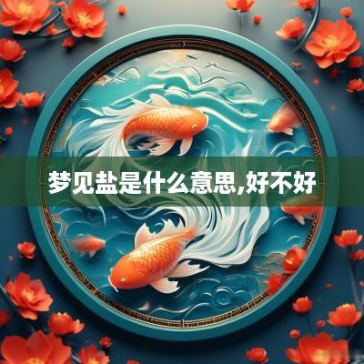 梦见盐是什么意思,好不好