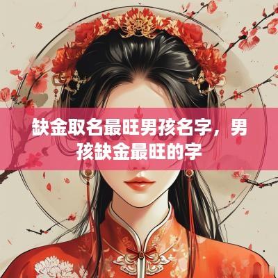 缺金取名最旺男孩名字，男孩缺金最旺的字