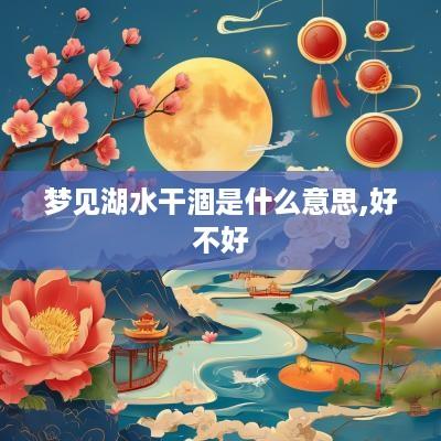 梦见湖水干涸是什么意思,好不好