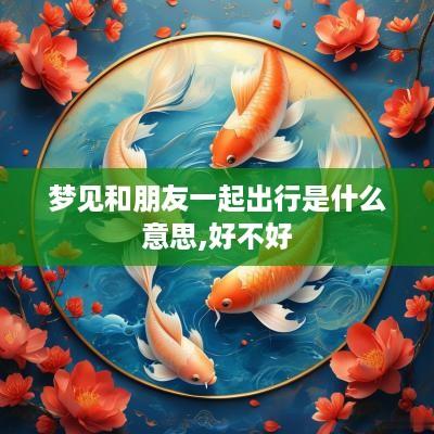 梦见和朋友一起出行是什么意思,好不好
