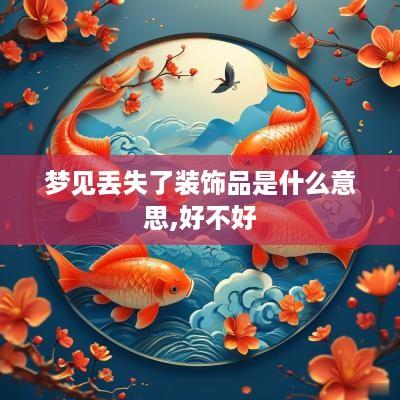 梦见丢失了装饰品是什么意思,好不好