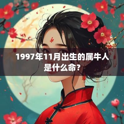 1997年11月出生的属牛人是什么命？